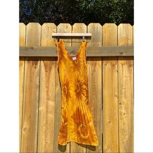 Vintage Pretty Good USA. sunflower dress